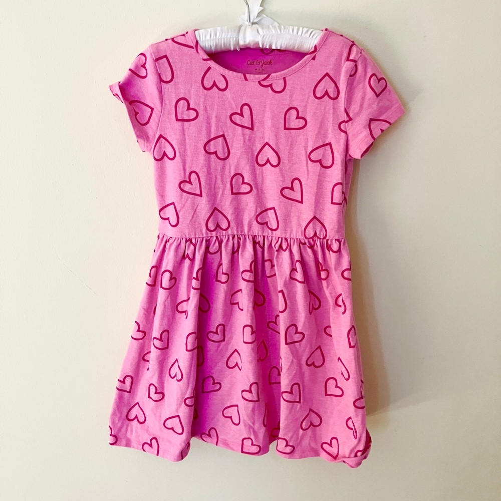 I Heart Valentines - Cute printed day dress - Girls 7/8